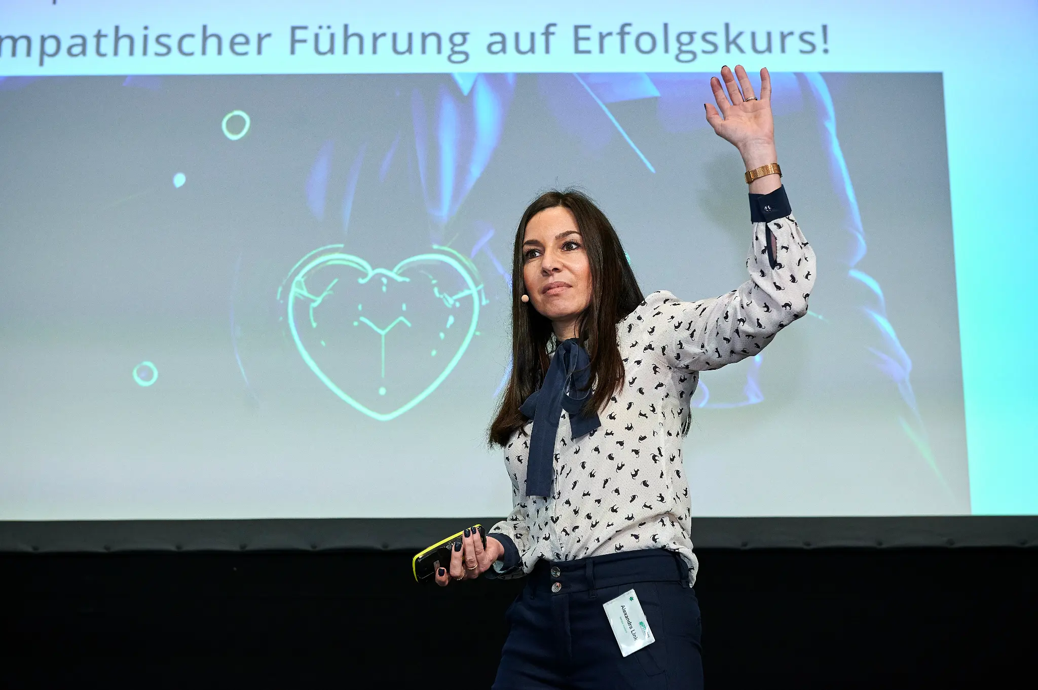 Alexandra Link auf der Bühne